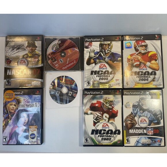 PlayStation 2 PS2 Fat Console Bundle SCPH-39001 Memory Card, Controller, 8 Games - Picture 5 of 16